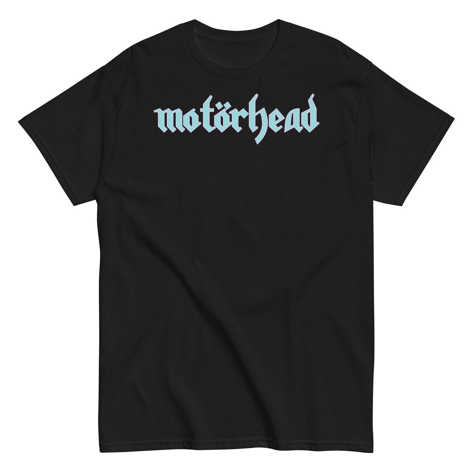 MerchMoment Motorhead Blue Logo T-Shirt T-Shirt Black New S