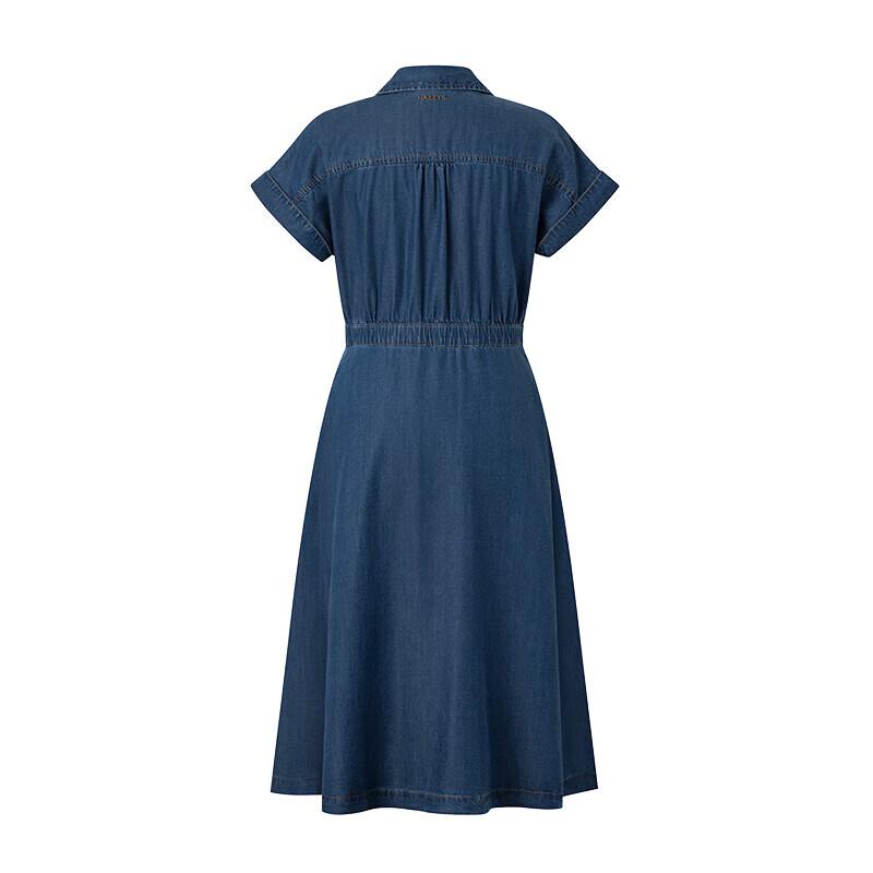 Hazzys Women's PHIZ Series Denim Midi Dress