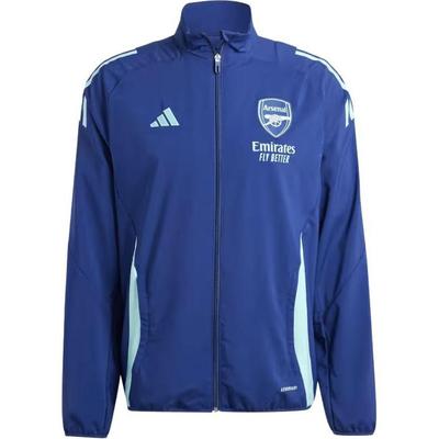 Arsenal SS24 Outdoorová ležérní bunda na zip s potiskem loga značky Pánská bunda Noční modrá IT2225