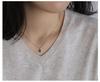 14K Gold-Plated Sterling Silver Necklace with Oval Emerald Pendant - Luxury Clavicle Chain for Women
