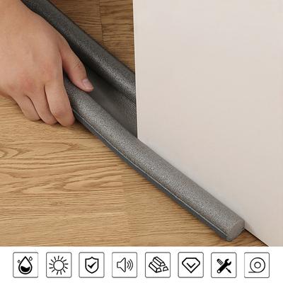 Winddichter Dichtungsstreifen-Versiegeler, schalldichter Zugluftstopper, Türbodenschutz, doppelter Schutz, Türstopper, staubdichter Blocker