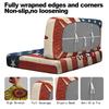 RV Camper Elastic Sofa Cover with Anti-Slip & Anti-Shedding Tie Rope