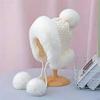 Ethnic Princess Hat: Women's Korean-Style Faux Rabbit Fur Ski Hat with Ear Protection - Warm & Cold-Resistant for Winter