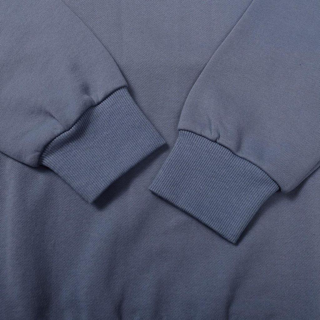 Unisex Solid Color Round Neck Stone Badge Starry Cross Long Sleeve Hoodie