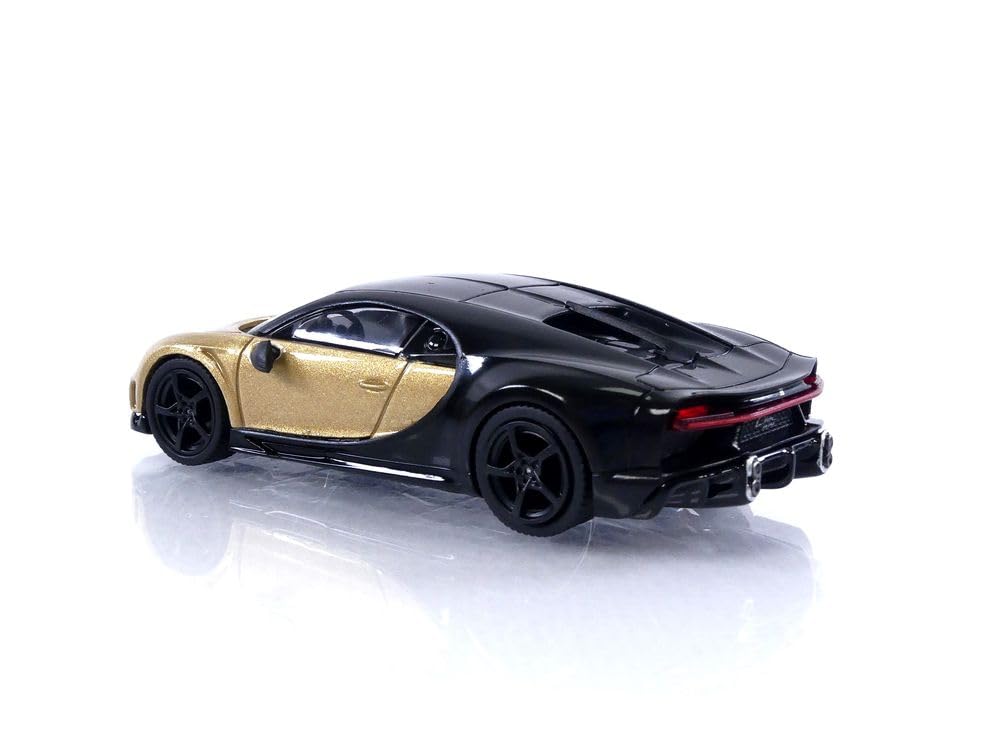 TrueScale Miniatures MINI GT Bugatti Chiron Super Sport Gold Finished Product 1/64 (Left-Hand Drive)
