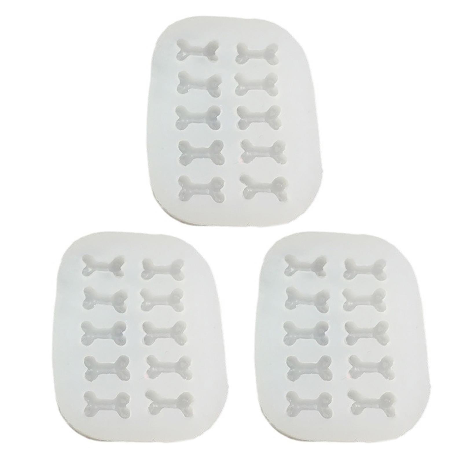 

Набор из 3 форм из пищевого силикона для лакомств для домашних животных и шоколада, форма для выпечки десертов, удобный лоток для кубиков льда A