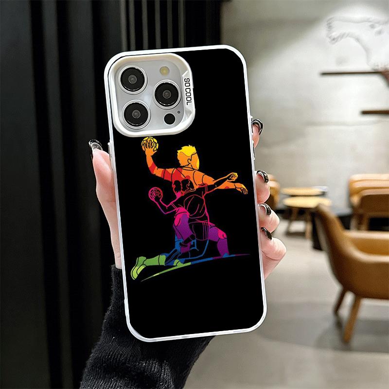 Handball Sport Shockproof Phone Case for iPhone 17 Air 16 16E 15 Pro Max 14 Plus 13 Mini 12 Back Cover Anti Fall Fundas