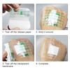 20pcs   box Adhesive Bandage Transparent Waterproof Wound  Plaster Wound Dressing6 x 7 cm   2.4 x 2.8 in