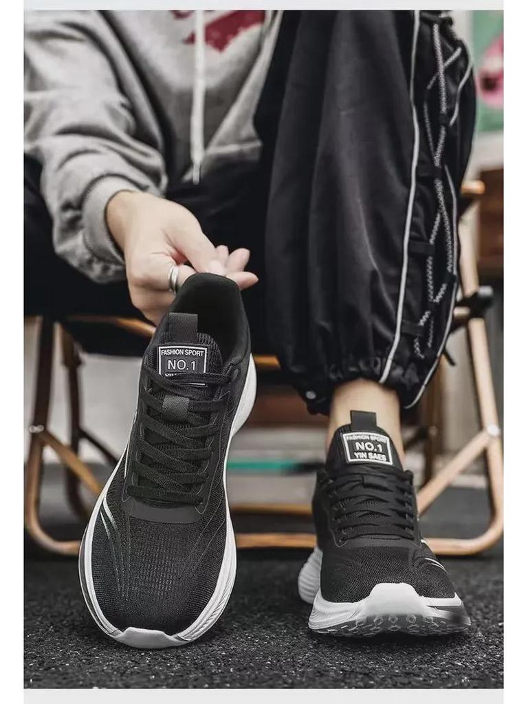 Chitu Herren Laufschuhe Frühling/Sommer Leichte Atmungsaktive Rutschfeste Stoßdämpfende