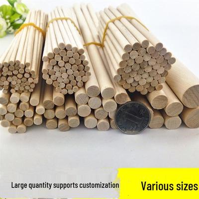 Runde Birkenholzstäbchen für DIY Architekturmodelle - Kleine hölzerne Eisstiele