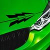 1 Pair Motorcycle Stickers Reflective Car Body Stickers Lightnings Decal DIY Motocross Decorative Accessories