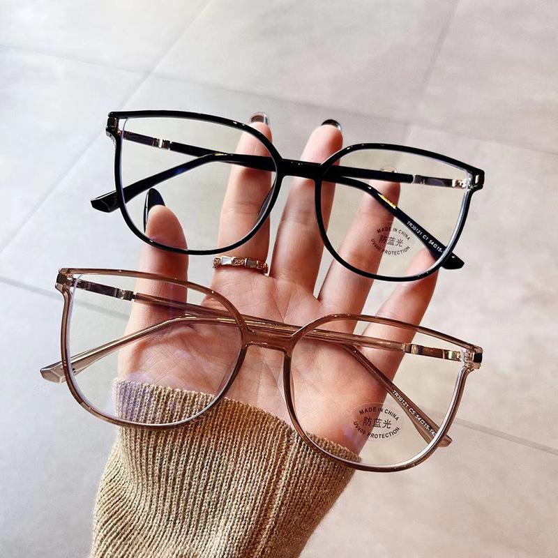 Korean Style Man Eyeglasses  Material Stylish Women'S Glasses Frames Blue Light Blocking Computer Glasses