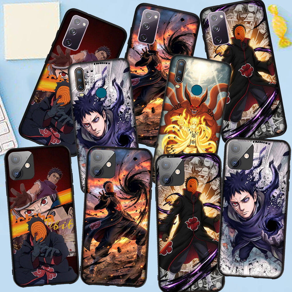 Phone Case for iPhone 17 15 16 Plus Redmi Note 14 12 11 13 Pro Max Huawei P30 P20 Lite OPPO A60 A40 A80 A38 A54 Narutos Funda Tobi Uchiha Obito Cover