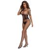Honey Lace Open Crotch Lingerie Jumpsuit - Sexy Temptation Uniform