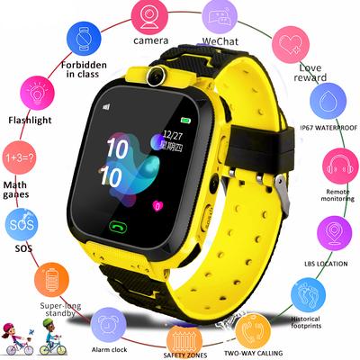 Q12B Smart Watch for Kids Smartwatch Phone Watch for Android IOS Life Waterproof LBS Positioning 2G