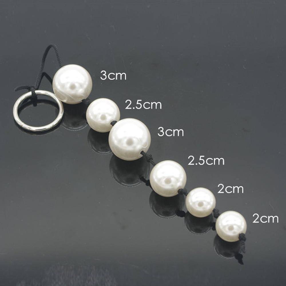 6 Mini Pearl Butt Plug Female Reduction Yam Ball Couples Sex Toys