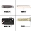 2/3 pulsanti per Peugeot 207 307 308 407 607 807 per Citroen C2 C3 C4 C5 C6 Custodia chiave telecomando automatica Va2/Hu83 CE0523 CE0536