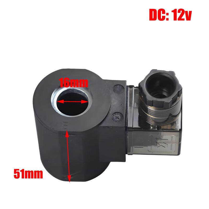 Hydraulisches Hub-Gewinde-Kartuschen-Magnetventilspule Innenloch 13mm 16mm Höhe 37mm DC24V DC12V AC220V AC24V AC110V DC48V