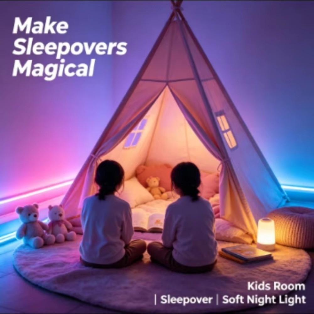 Addressable RGB IC Pixel Light 360 Degree Smart LED Light Strip Plush Neon Strip Light Home Decor