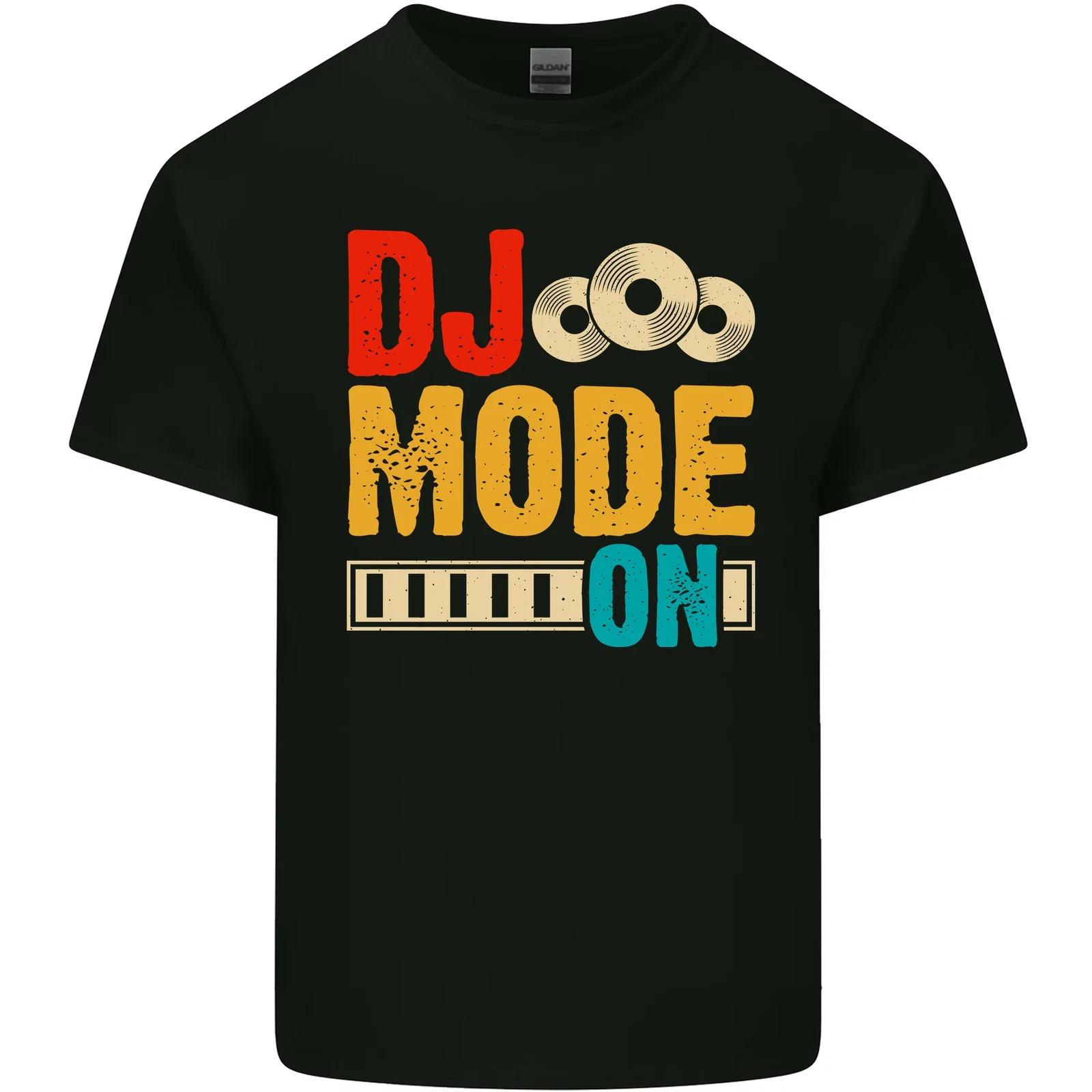 DJ Mode On DJing Music Kids T-Shirt Childrens 2XL