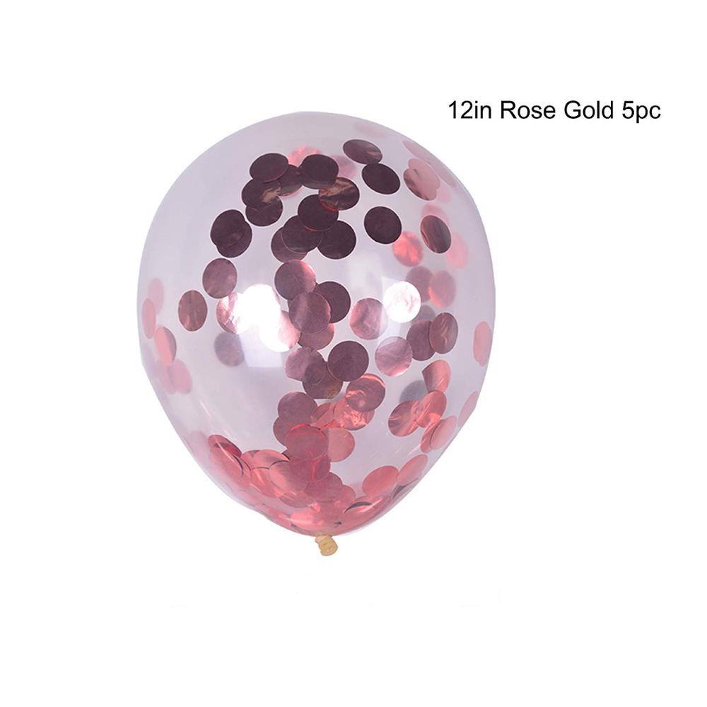 Yangyue Bridal Shower Bachelorette Party Decorations Kit Rose Gold - Include Latex/Foil/Confetti Balloons