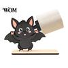 Halloween Paper Towel Holder 2Pcs Holder, Cartoon Animal Tabletop Roll Dispenser, Wooden Creative Holiday Desktop Decor Tissue Stand for Kitchen