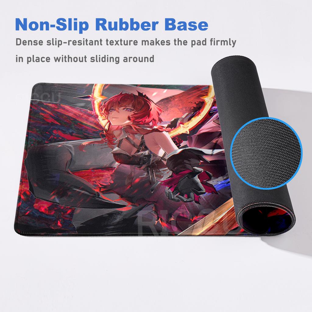 HD Printing Arknights Endfield Mouse Pad Anime Girl Laevatein Mousepad Large Gamer XXL Laptop Rug Gaming PC Accessories Desk Mat