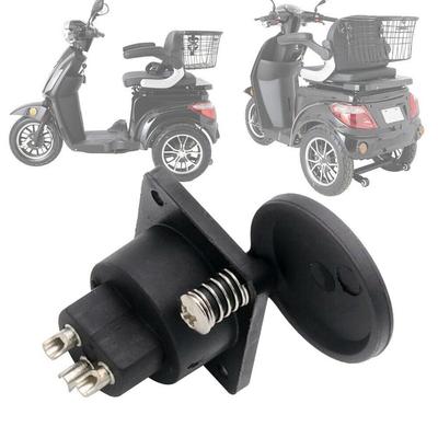 XLR 3-pin Female Socket 1pc Auto Replacement Parts Auto Replacement Parts Black