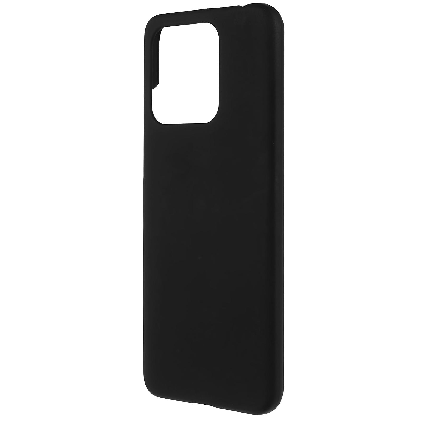

For Xiaomi Redmi 10C 4G Hard PC Back Shockproof Protective Case Anti-Scratch Rubberized Glossy Surface Drop Protection Cover Black