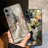 Funda Phone Cover Case for Apple iPhone 17 Pro Max 14 15 Pro 7 8 16 XR XS MAX Air 13 11 12 Cartoon Cute Cat