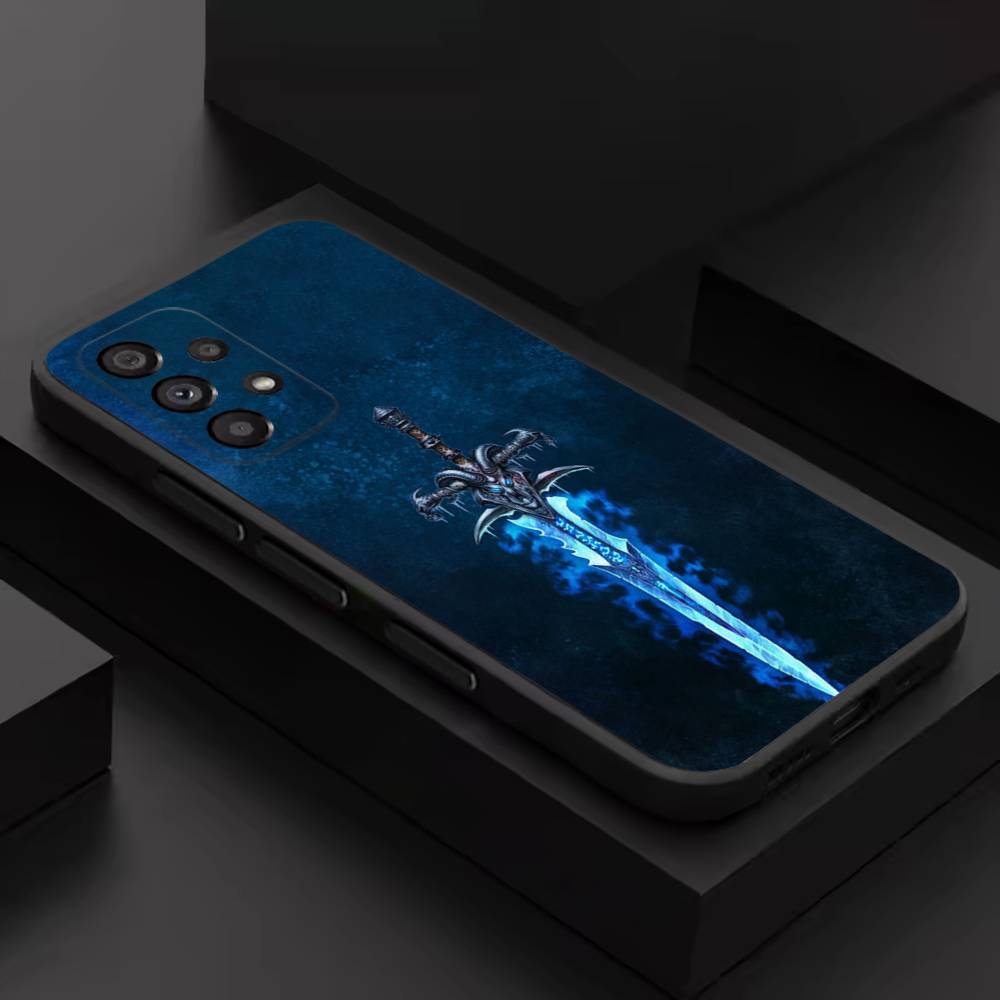 W-World Of W-Warcraft Cool Phone Case For Samsung S 9,10,21,30,22,23,24,25,26,Ultra,Plus,Lite,FE,4,5G Black Soft Precise