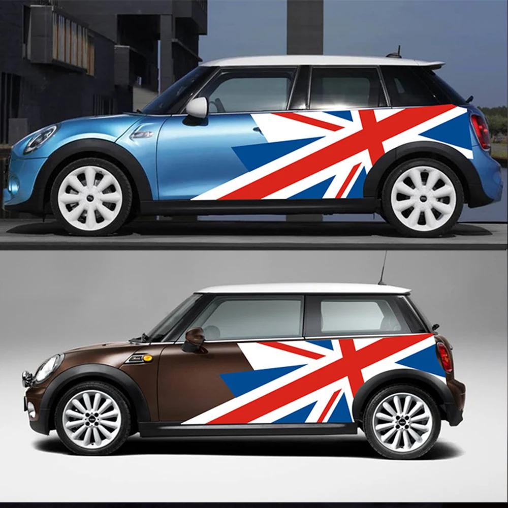 Union Jack Car Exterior Door Side Body Stickers Decal For MINI Cooper Countryman R60 R55 R56 F55 F56 F60 Car Styling Accessories