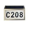Easy Install Solar LED House Number Waterproof LED Exterior Fence Lamps  Street Road Doorplate