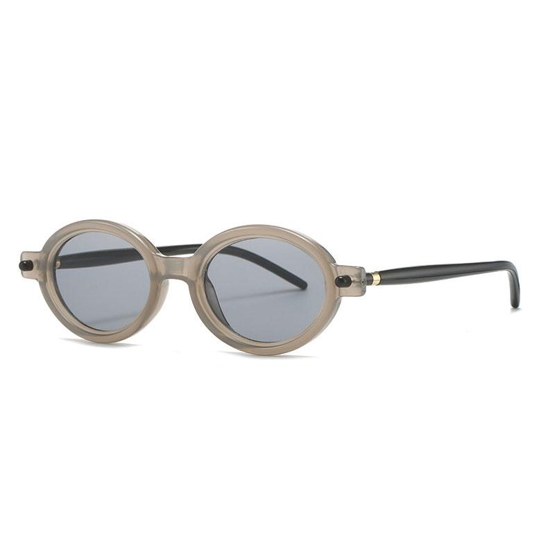 Fashion Oval Sunglasses For Men Women Retro Small Frame Punk Eyewear Luxury Brand Designer Sun Glasses