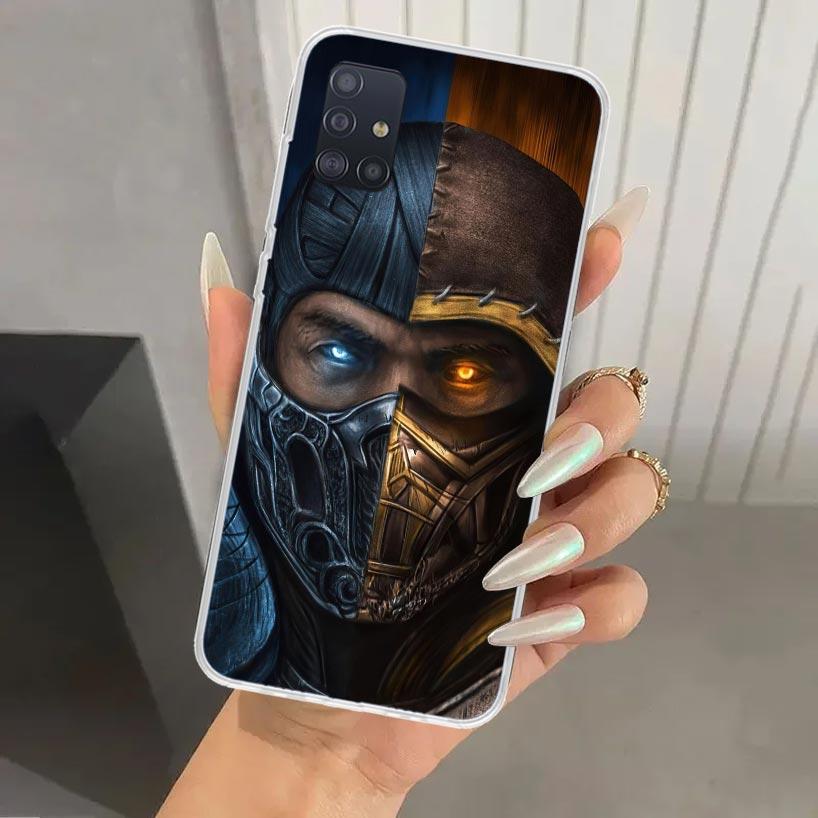 Mortal Kombat Phone Case for Samsung Galaxy A52 A32 A22 A12 A02S A50S A30S A10S Note 20 Ultra 10 Plus S10 A31 A20 A71 A72 Galaxy