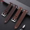 Universal Genuine Cowhide Watch Band 20mm 22mm for Omega Vintage Leather Straps for Men Women Breathable Bracelet Belt Accessory