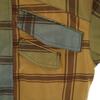 BURTON Check Pattern snow board Jacket M Yellow Kid's Used