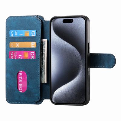 CASENEO MW-03 For iPhone 14 Pro Max Case with Detachable Wallet Leather+TPU Phone Cover