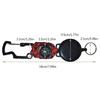 Extendable Keychains Clip Badges Holder Heavy Duties Coiled Steel Cable Rope
