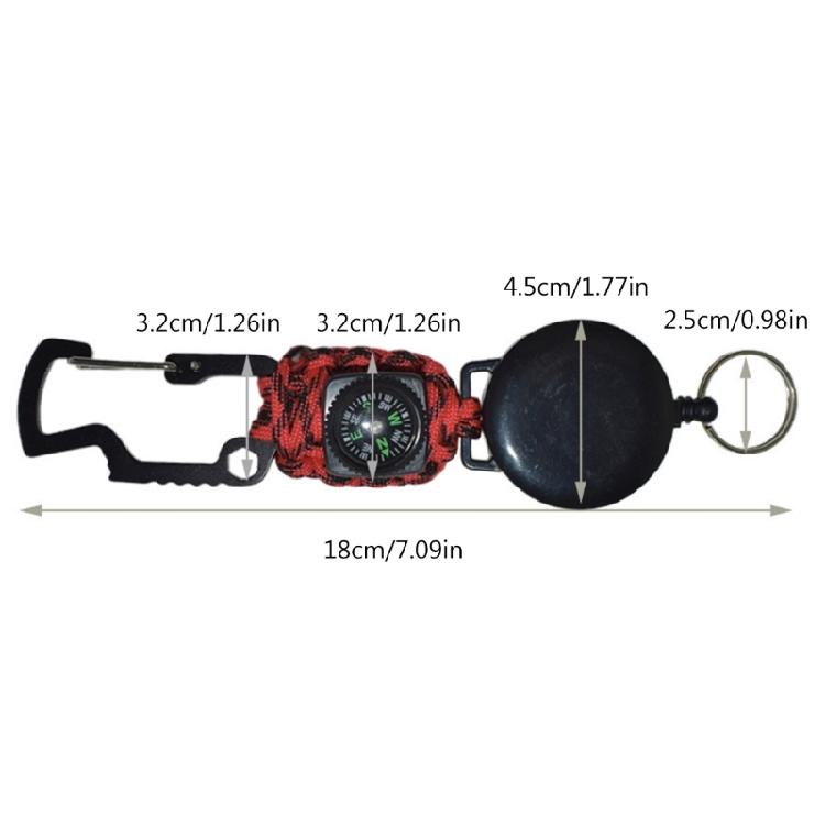 Extendable Keychains Clip Badges Holder Heavy Duties Coiled Steel Cable Rope