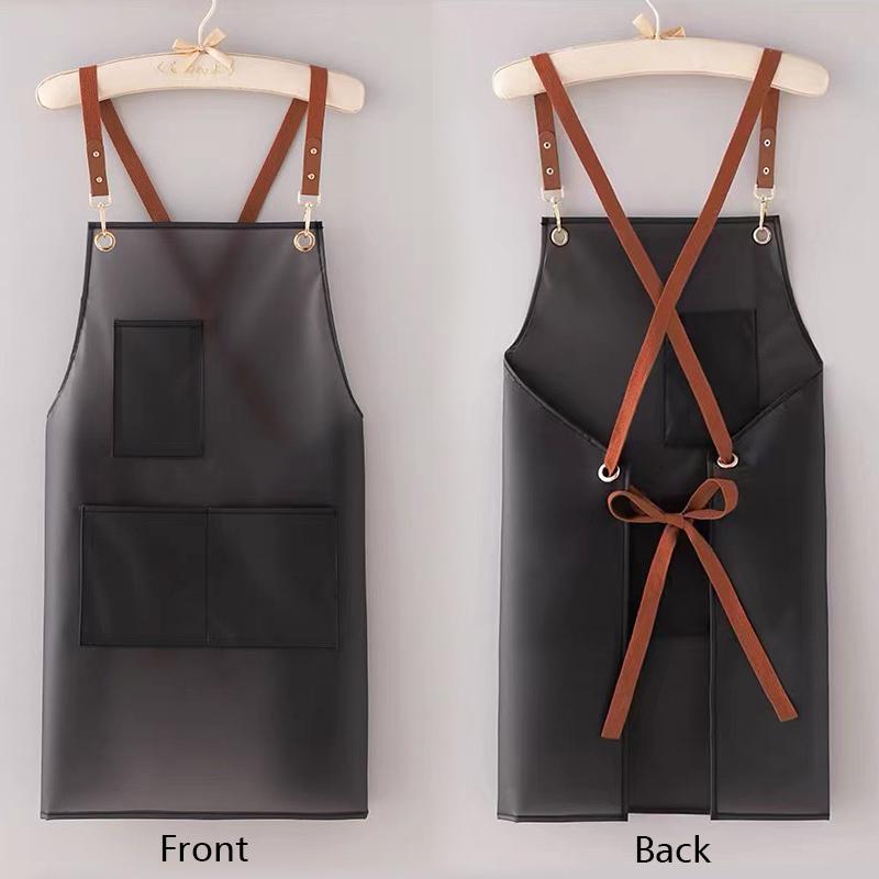 1PC Oil Resistant Durable Easy To Clean Transparent Stain Resistant Waterproof Kitchen Apron
