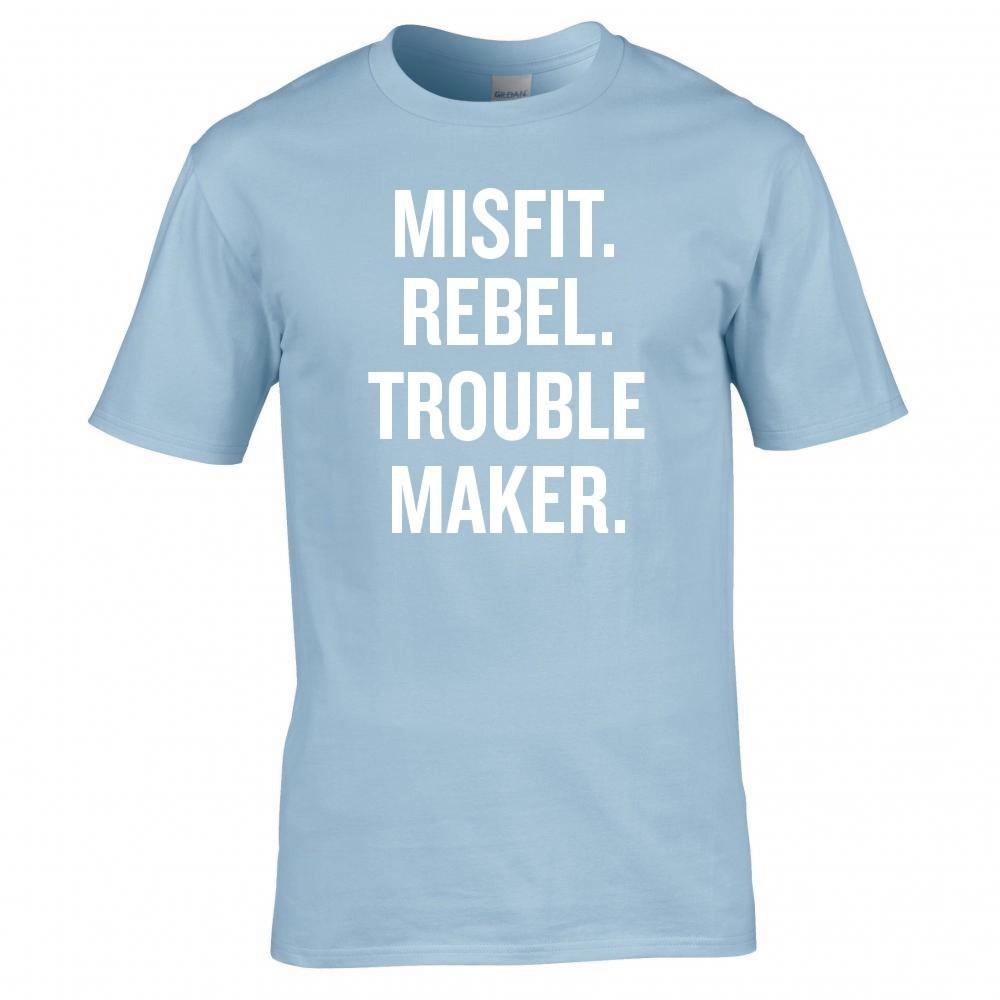 Misfit Rebel Trouble Maker T Shirt 2XL