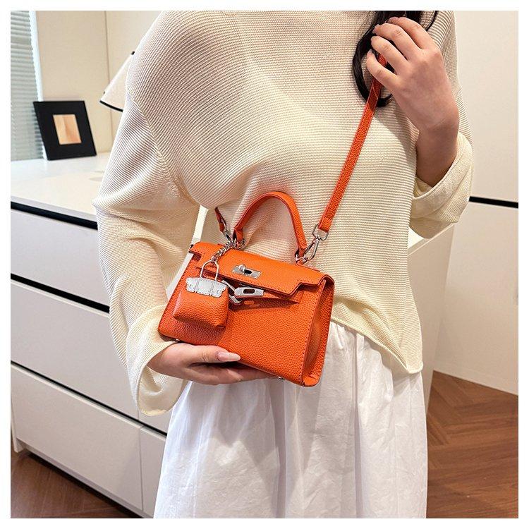 Popular Solid Color Women's Bags Hundred Crossbody Bags Premium Sense Handbags Female