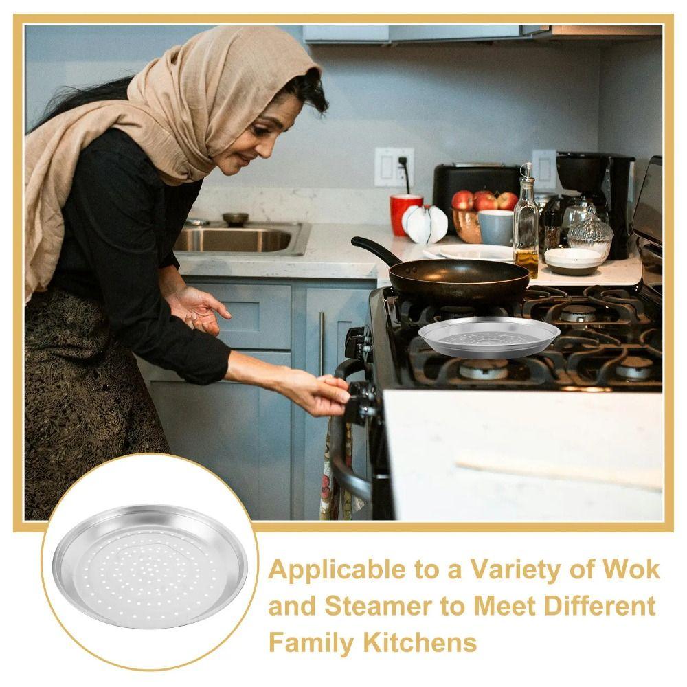 Zesílený parní tác do woku 32-38 cm Odolný parní stojan Kuchyňské doplňky na vaření