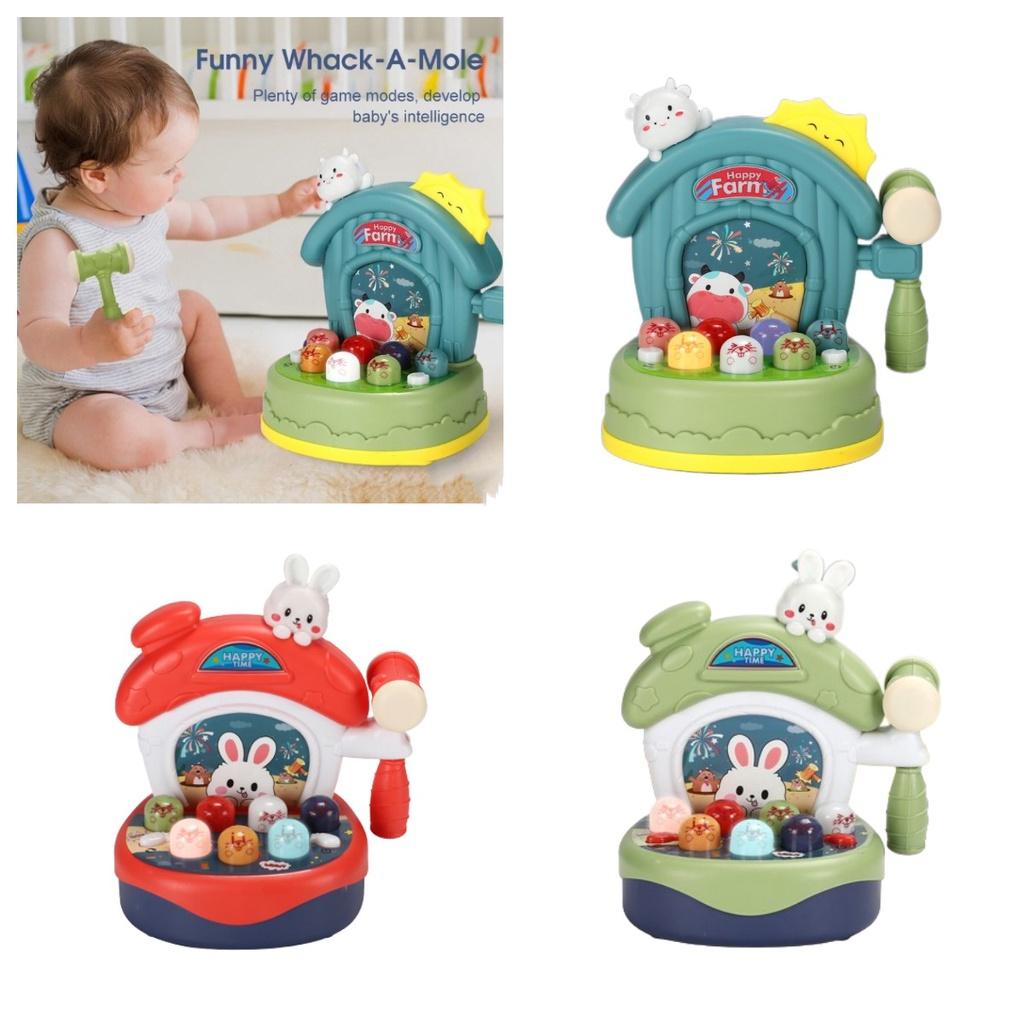 Children's Toy With Multiple Functions Light And Sound Music Whack-a-mole Game Parent-child Interaction Early Education