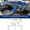 Interior Protective Film for Benz A-Class Amg A35 A45 2024 2025 Navigation Screen Gearbox Anti-Scratch Protection Sticker LHD