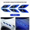 Car Side Fender Reflective Safety Strip Stickers Auto Warning Reflector Sticker For Skoda Fabia Kamiq Superb Scala Enyaq-iV MK3  CX3