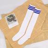 Long Socks With Three Stripes And Over The Knee College Style Performance Dance Women's Pressure Cotton Stocking