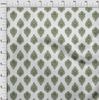 oneOone Georgette Viscose Green Fabric Block Craft Projects Decor Fabric Printed By The Yard 42 Inch