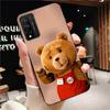 Cute Teddy Bear Beer Phone Case for Huawei Honor 50 10X Lite 20 7A 7C 8X 9X Pro 9A 8A 8S 9S 10i 20S 20lite 7X 10 Lite